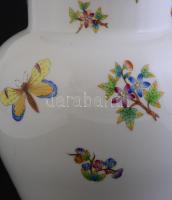 Herendi Viktória mintás fedeles urnaváza. Kézzel festett, jelzett, hibátlan 34 cm