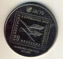 NSZK 1979. "Nemzetközi Forgalmi Kiállítás" ffém emlékérem T:2