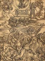 Albrecht Dürer 3 db fametszetének facsimile változata 30x40 cm