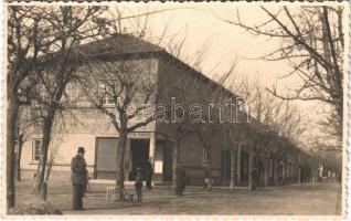 1941 Temerin, Temeri; utca, Peter Franjo üzlete / street, shop. Mészáros photo