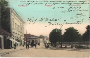 1909 Versec, Vrsac; Andrássy tér / street
