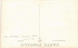 1929 Constanta, Vapoare prinse de gheturi in portul / Jégcsapdába esett hajók a kikötőben / Ships tr...