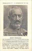 József főherceg gyászlap. Tolnai Világ Lapja / obituary card of Archduke Joseph August of Austria