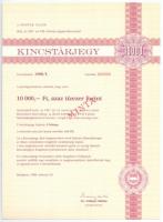 Budapest 1988. "Kincstárjegy" 5000 + 10.000 + 50.000 (2xklf) 9 illetve 10%-os kamatozású +...