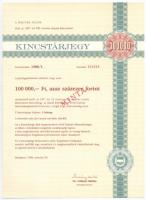 Budapest 1988. "Kincstárjegy" 5000 + 10.000 + 50.000 (2xklf) 9 illetve 10%-os kamatozású +...