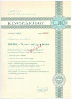 Budapest 1988. "Kincstárjegy" 5000 + 10.000 + 50.000 (2xklf) 9 illetve 10%-os kamatozású +...