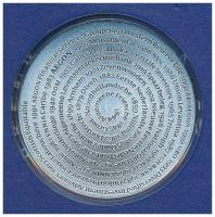 Hollandia 1994. "AEGON" Ag emlékérem, lezárt karton dísztokban (0.720/38mm) T:1
