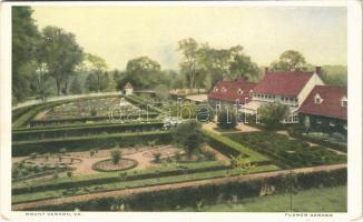 Mount Vernon (Virginia); flower garden (EK)