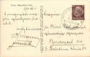 1936 Berlin Olimpiai falu / Olympisches Dorf / Olympic village + So. Stpl