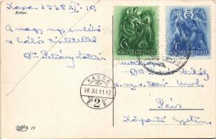 1938 Kassa, Kosice; Divadlo, Dóm, Postové riaditelstvo, Palác Zemského velitelstva / Színház, Székes...