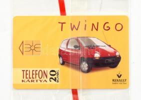 1994 Renault Twingo használatlan telefonkártya, bontatlan csomagolásban. Csak 13000 db! / Unused phone card