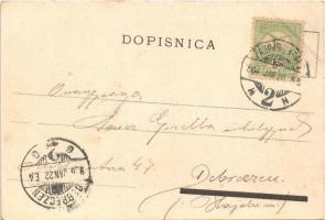 1906 Zagreb, Zágráb; Akademija / Académie / academy (fl)