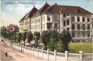 1923 Zagreb, Zágráb; Kr. Zemaljsko Rodiliste / maternity hospital (EK)
