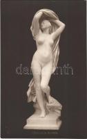 E. Delaplanche - Aurora / Erotic nude lady sculpture