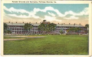 Fortress Monroe (Virginia); parade grounds and barracks (EK)