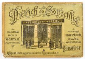 1887 Dietrich és Gottschlig oszták cs. és m. kir. udvari tea- és rum raktárának árjegyzéke. 20. kiad...