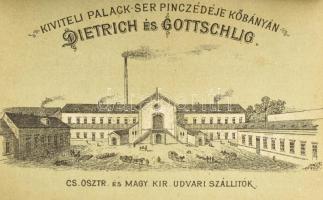 1887 Dietrich és Gottschlig oszták cs. és m. kir. udvari tea- és rum raktárának árjegyzéke. 20. kiad...