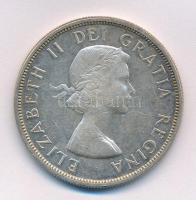 Kanada 1963. 1$ Ag II. Erzsébet T:2  Canada 1963. 1 Dollar Ag Elizabeth II C:XF Krause KM#54