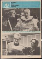 Páger Antal, Bilicsi Tivadar, Vass Éva és Kőmíves Sándor aláírása újságlapokon