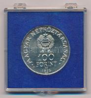 1972. 100Ft Ag "Budapest" T:1 kis patina Adamo EM40