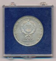 1974. 100Ft Ag "25 éves a KGST" eredeti sérült, MNB tokban T:BU kis patina Adamo EM43