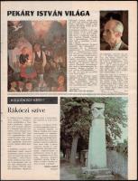 Sütő András, Borbás Gabi, Pekáry István és Hegedűs D. Géza aláírása újságban