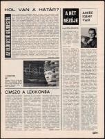 Sütő András, Borbás Gabi, Pekáry István és Hegedűs D. Géza aláírása újságban