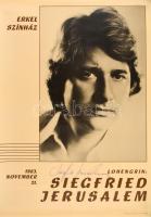Giacomo Aragall (1939-) spanyol tenor és Siegfried Jerusalem (1940-) német tenor aláírása plakáton