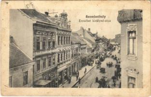 1914 Szombathely, Erzsébet királyné utca, Remény József üzlete (EK)
