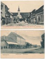 11 db RÉGI történelmi magyar város képeslap vegyes minőségben: Brassó, Buziás, Medgyesegyháza, Budap...