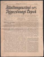 1903 Állattenyésztési és Tejgazdasági Lapok III. évfolyamának 45. száma, 14p