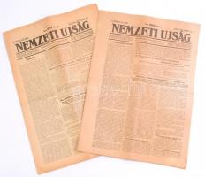 1923 A Nemzeti Újság V. évfolyamának 34. és 39. száma