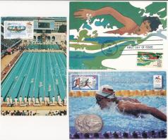 8 db főleg MODERN sport motívum képeslap / 8 mostly modern sport motive postcards