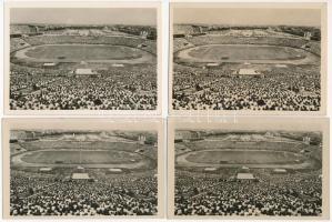 9 db MODERN magyar sport motívum képeslap: Budapesti Népstadion (Képzőművészeti Alap Kiadóvállalat) ...