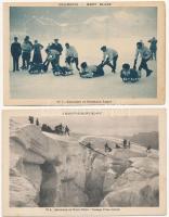 Chamonix - 19 pre-1945 postcards with winter sport motives