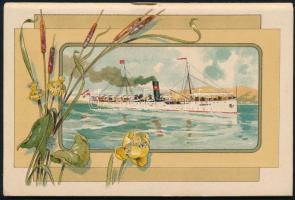 1902 Magyar-Horvát Tengeri Gőzhajózási Rt.  Menetrend. Érvényes 1902. November 1.-től további intézk...