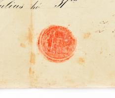 1855 A Győri Cs. K. Katolikus Képezde által kiállított bizonyítvány