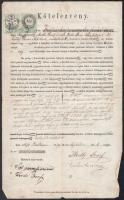 1879 Alsóbük, kötelezvény 90 kr + 4 kr okmánybélyeggel