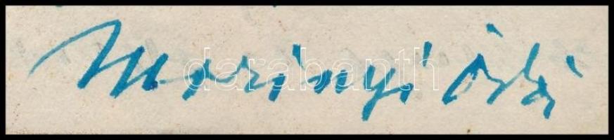 1954 Morinyi Ödön (1877-1958) sokáig Párizsban élt impresszionista stílusú festőművész művészettörté...