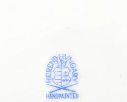 Herendi Viktória mintás nagy méretű lámpa, burával. Kézzel festett, jelzett, hibátlan. m: 56 cm