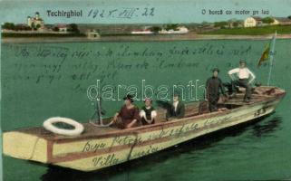 Techirghiol engined boat