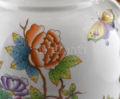 Herendi Viktória mintás nagy méretű, fedeles, urnaváza, kézzel festett, jelzett, hibátlan, m:50 cm