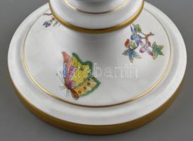 Herendi Viktória mintás nagy méretű, fedeles, urnaváza, kézzel festett, jelzett, hibátlan, m:50 cm