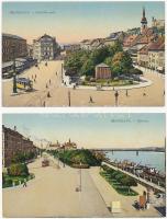 Pozsony, Pressburg, Bratislava; 2 db régi képeslap / 2 pre-1945 postcards