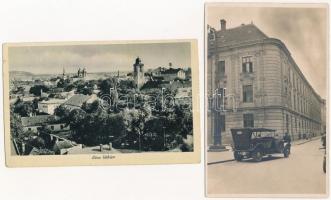 8 db RÉGI felvidéki város képeslap / 8 pre-1945 Upper-Hungarian (Slovakian) town-view postcards