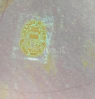 Zsolnay áttört, figurális kínáló tál. Eozin mázas,  Jelzett, hibátlan. d:21 cm