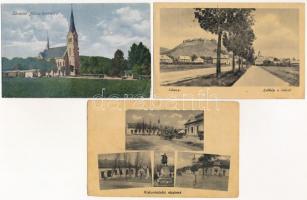 10 db főleg RÉGI magyar város képeslap vegyes minőségben / 10 pre-1950 Hungarian town-view postcards...