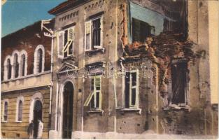 1916 Gorizia, Görz, Gorica; Weltkrieg 1914-16. Zusammengeschossenes Haus / WWI ruins, collapsed house (EK)
