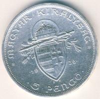 1938. 5P Ag "Szt.István" T:2 ph.