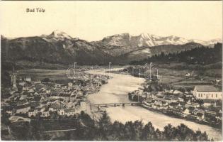 1915 Bad Tölz, general view, bridge